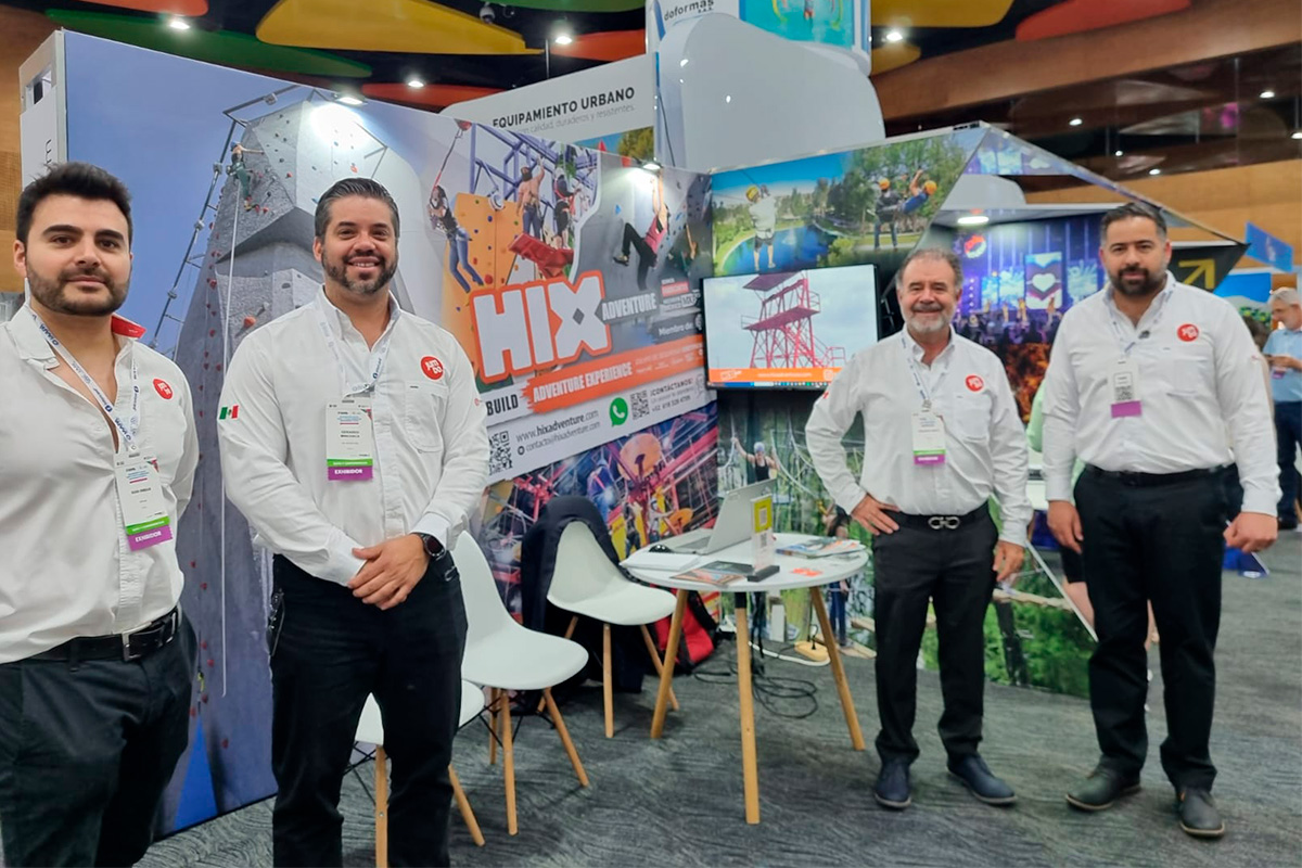 Interjum Group executives at IAAPA 2024 in Medellín, Colombia