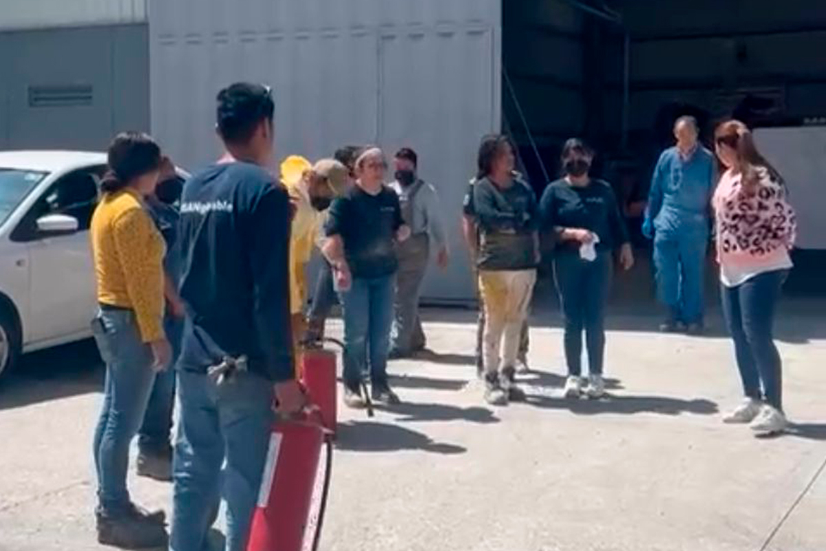INMAN Design emergency teams following evacuation procedures